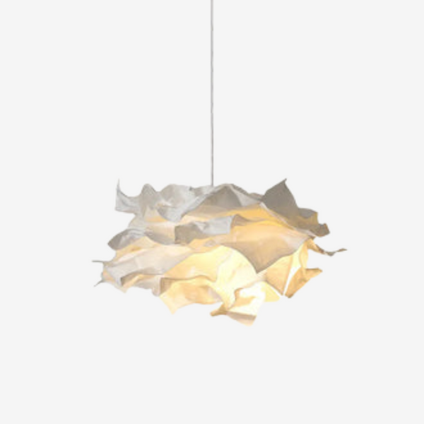 Suspension nuage en papier design vintage