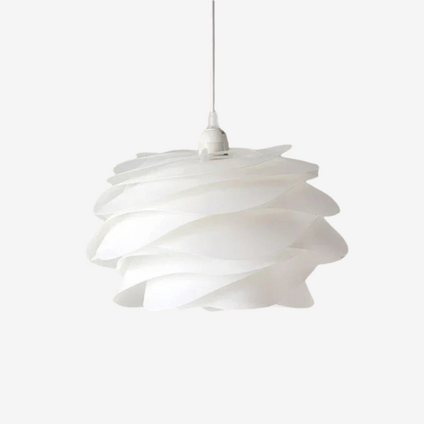 Suspension moderne rose blanche